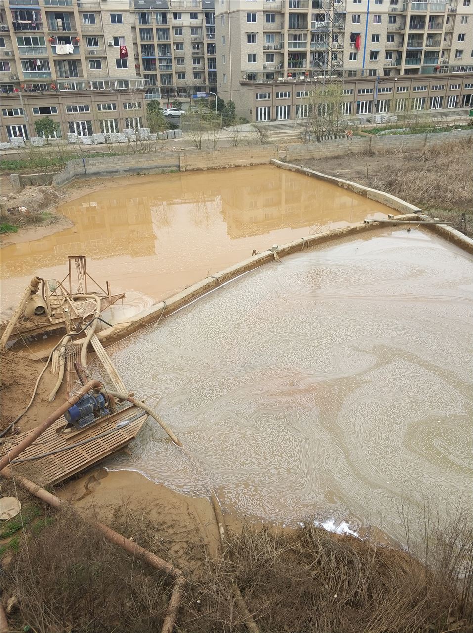 温县沉淀池淤泥清理-厂区废水池淤泥清淤